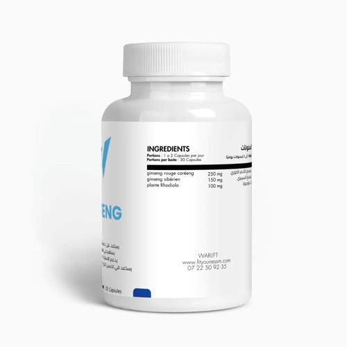 Ginseng Premium – Énergie, Immunité & Vitalité